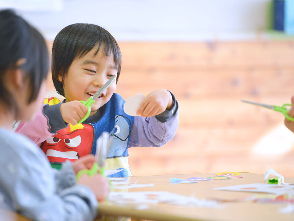 あずまの森こども園の子どもたちの様子
